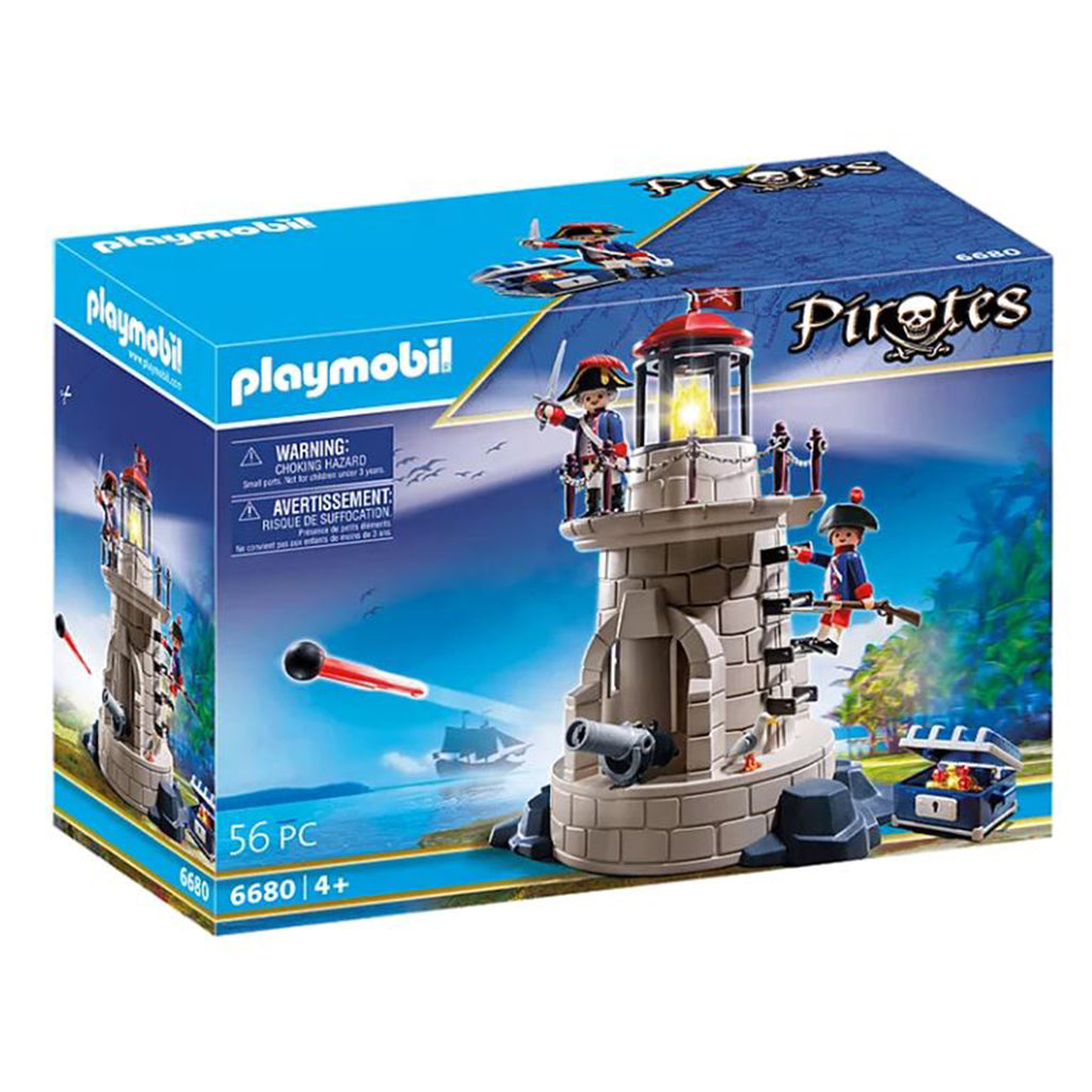 Playmobil Pirates Soldiers' Lookout Wtih Beacon Building Set 6680 - Radar Toys