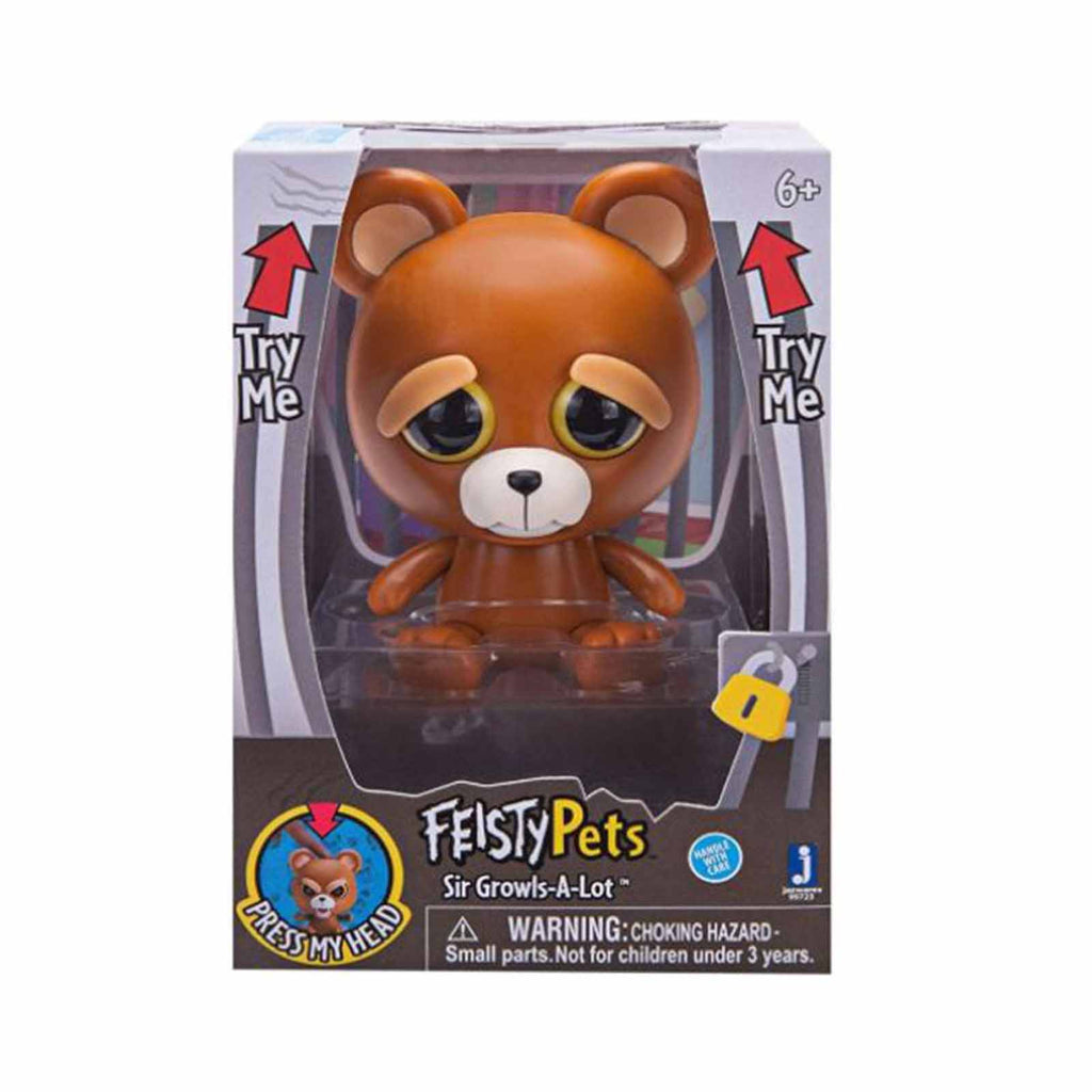 Feisty Pets Sir Growls-A-Lot Bear 4 Inch Figure - Radar Toys