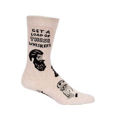 Blue Q Get A Load Of These Whiskers Single Pair Crew Socks - Radar Toys