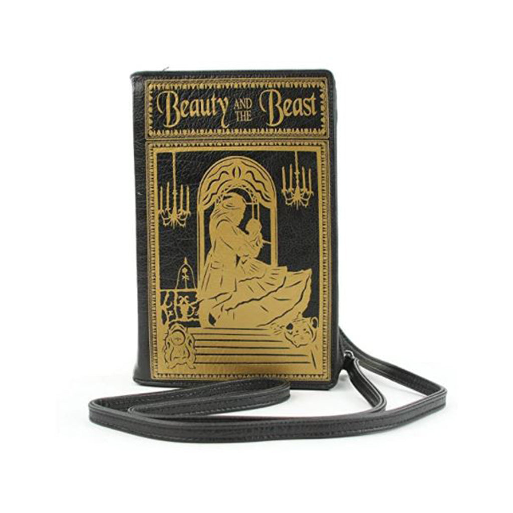 Beauty And The Beast Black Clutch Crossbody Bag Purse - Radar Toys