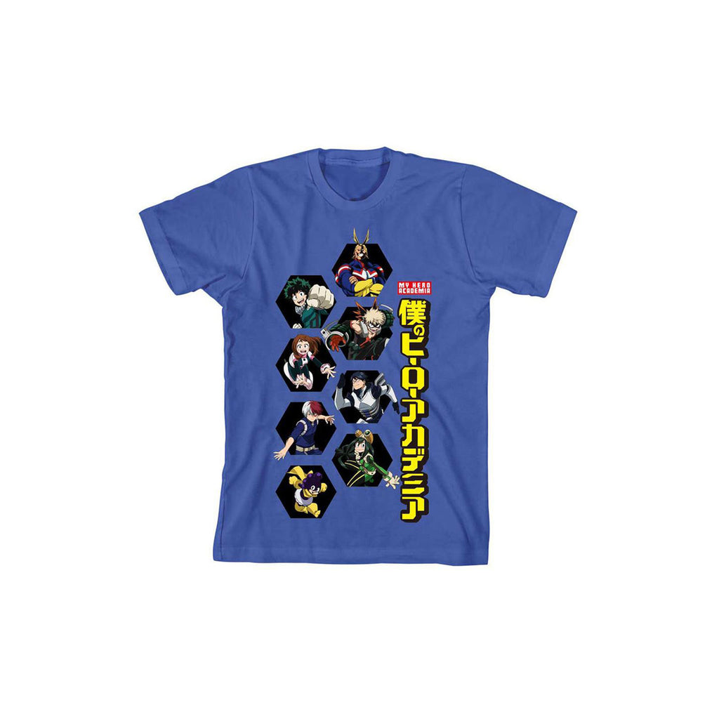 Bioworld My Hero Academia Solid Boys Character T-Shirt