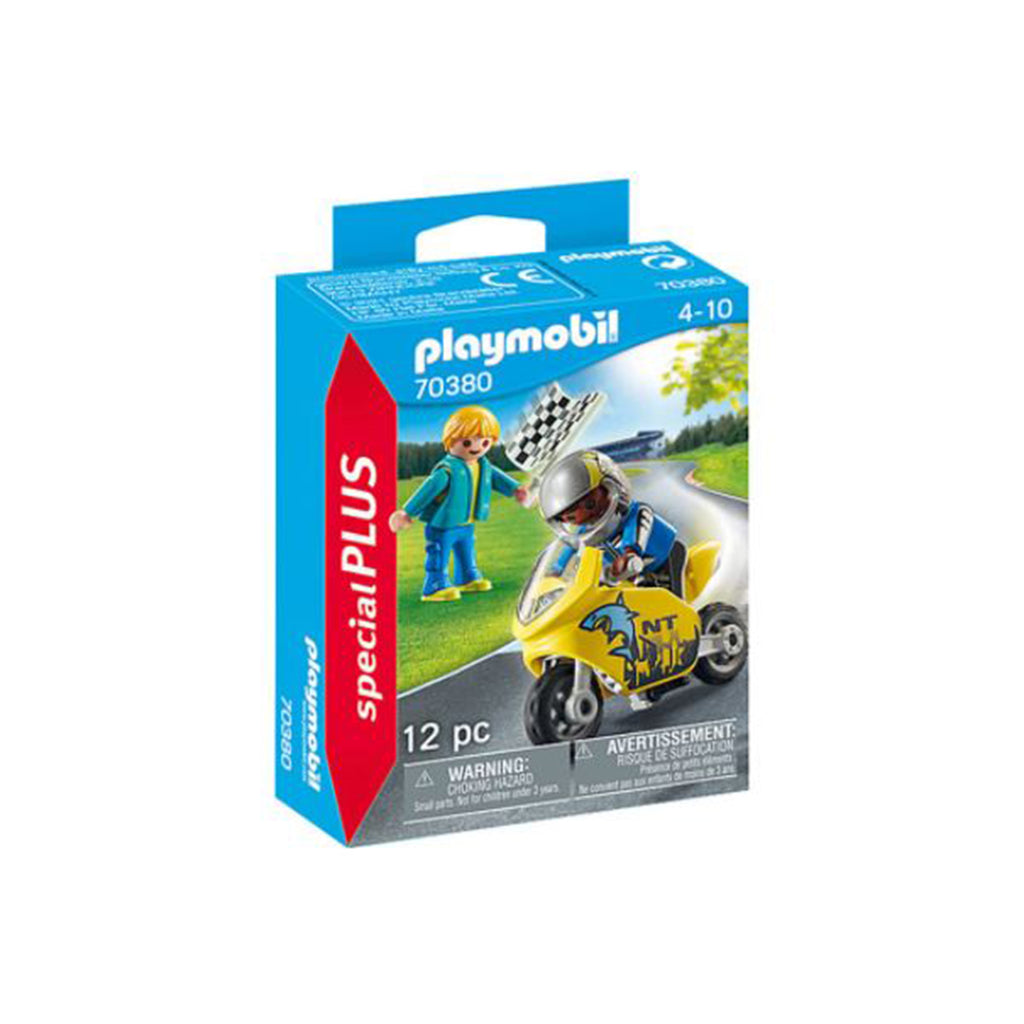 Playmobil Special Plus Boys With Motorcycle Building Set 70380 - Radar Toys