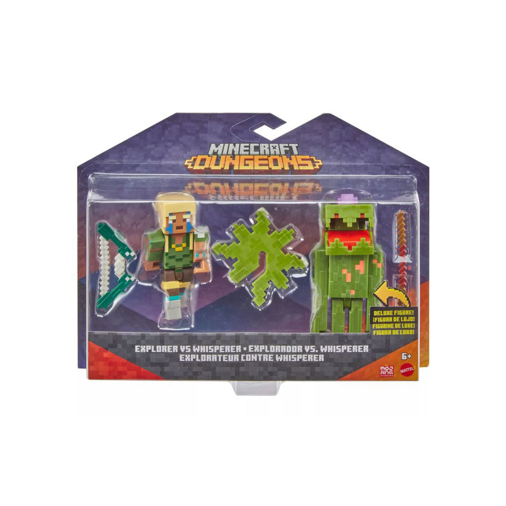 Minecraft Explorer Vs Whisperer Figure Set