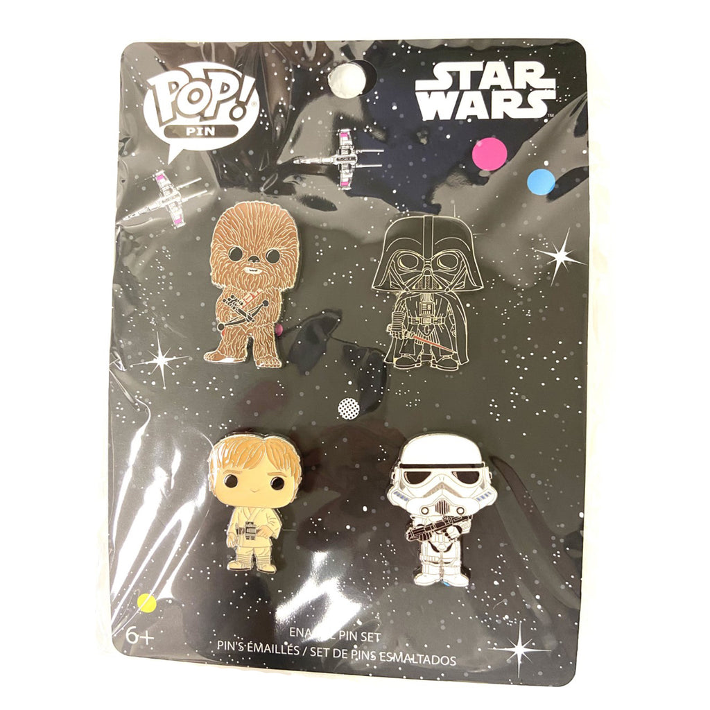 Funko Star Wars POP 4 Character Pin Set