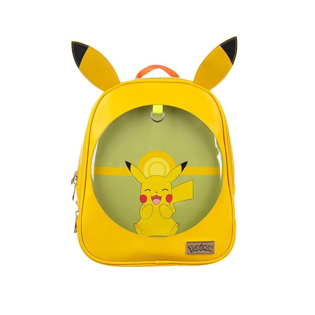 Pokemon Pikachu Character Pin Display Mini Backpack
