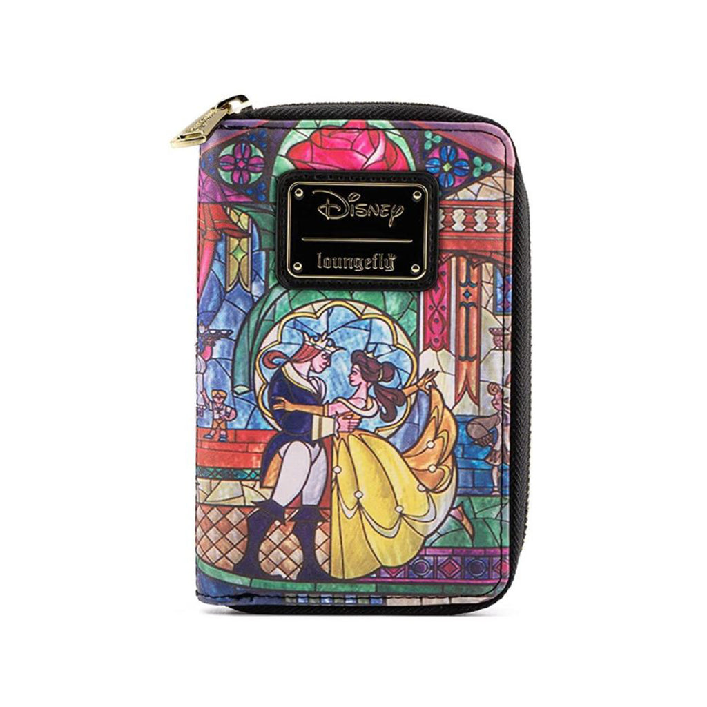 Loungefly Disney Princess Castle Series Belle Zip Around Wallet