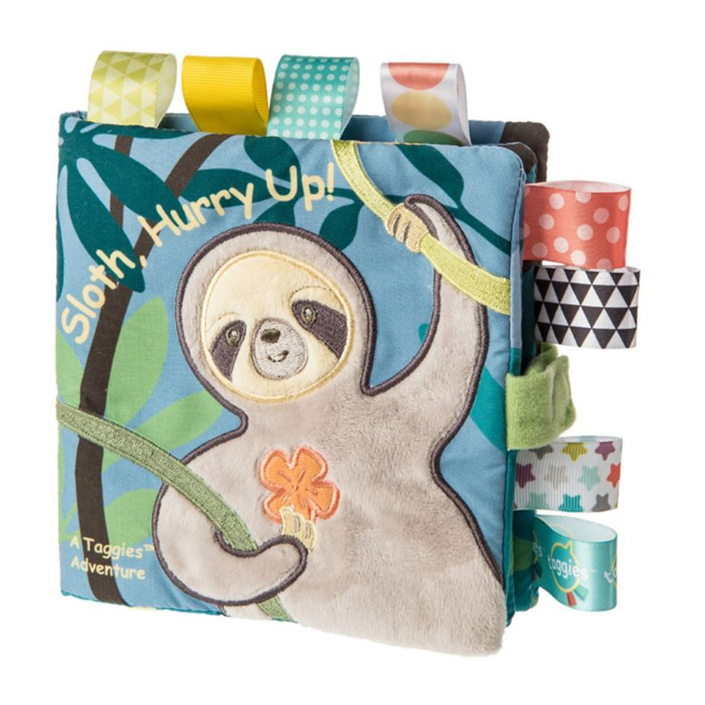 Mary Meyer Taggies Molasses Sloth Book Plush - Radar Toys