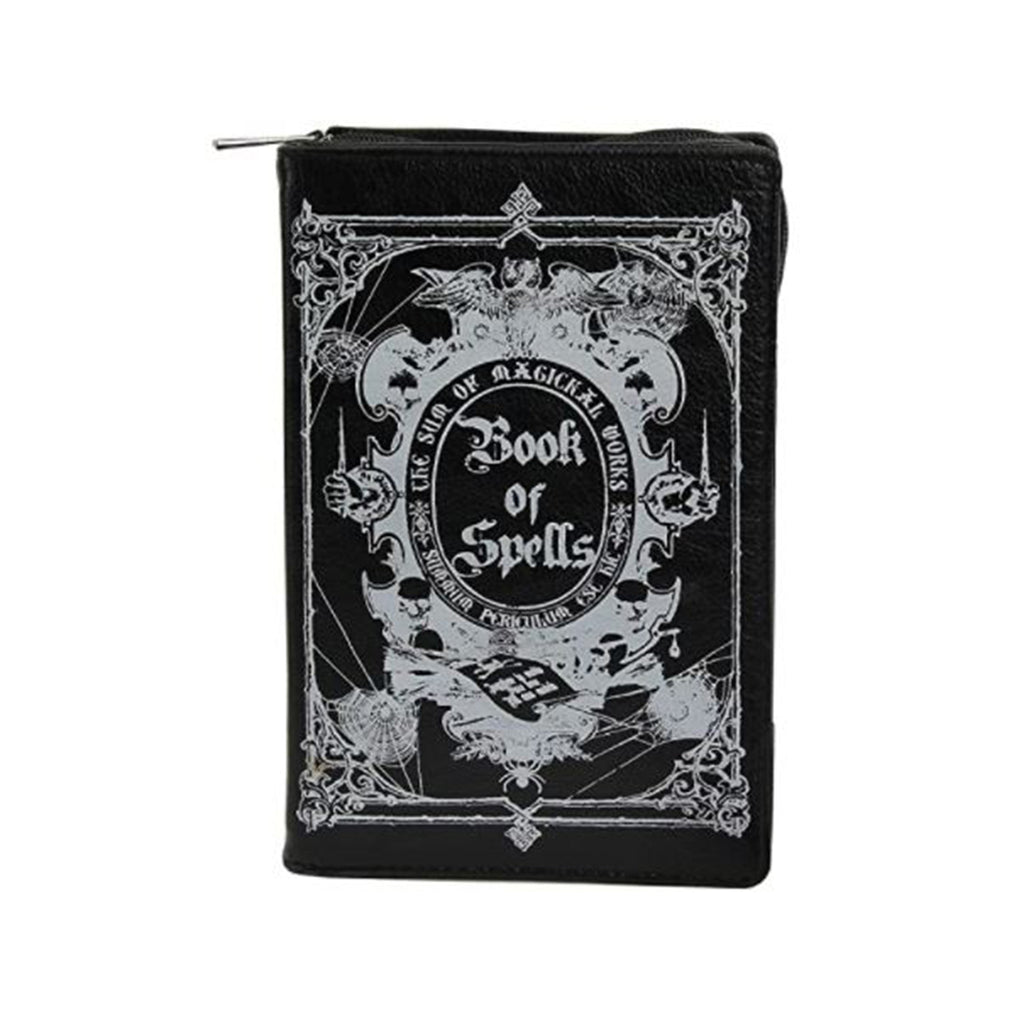 Book Of Spells Glow In The Dark Black Crossbody Bag Purse - Radar Toys