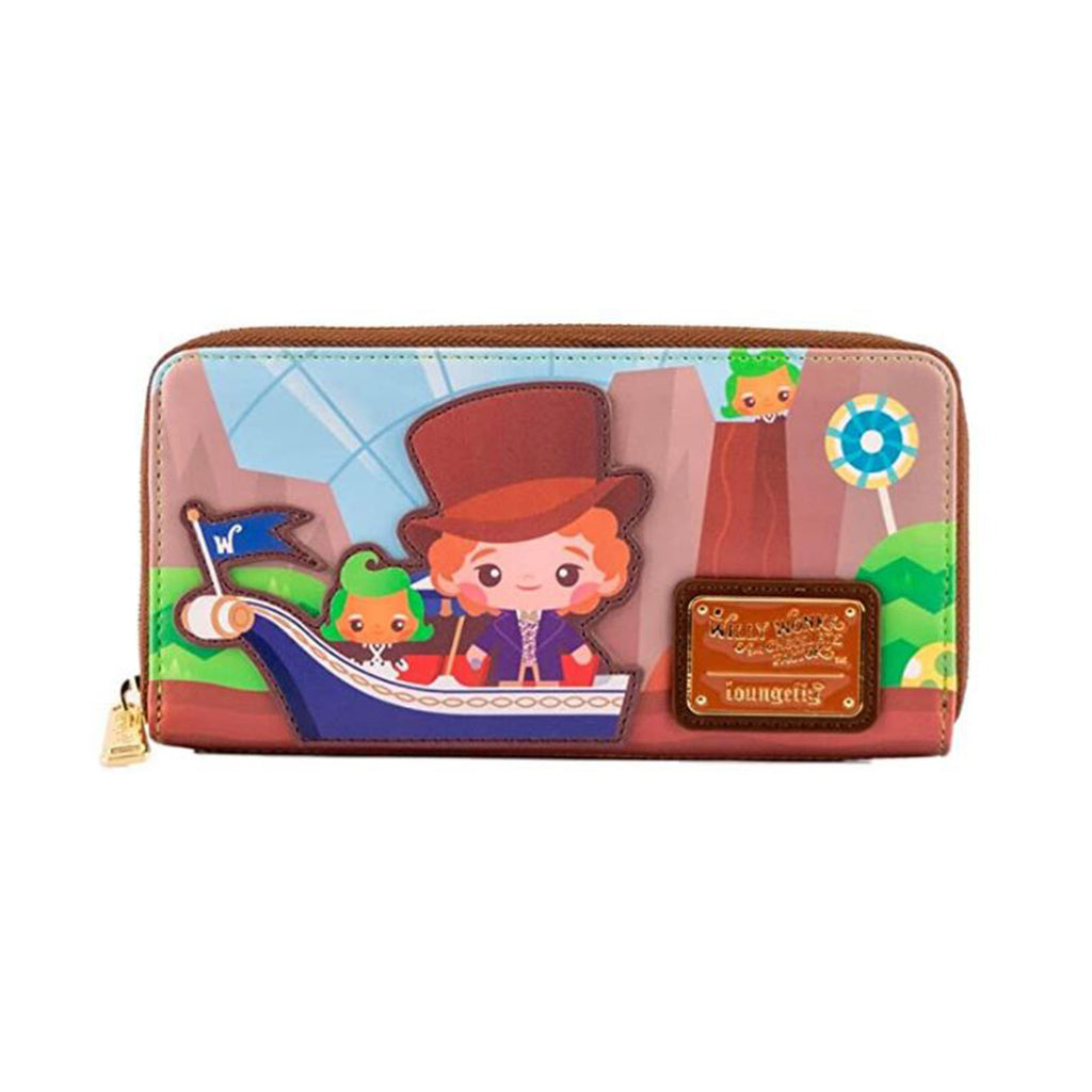 Loungefly Charlie And The Chocolate Factory 50th Anniversary Zip Around Wallet - Radar Toys