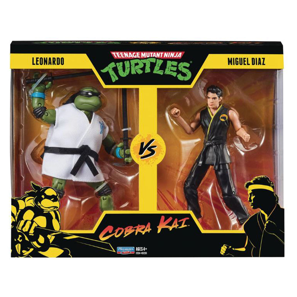 Playmates Turtles Cobra Kai Leonardo Vs Miguel Diaz Set - Radar Toys