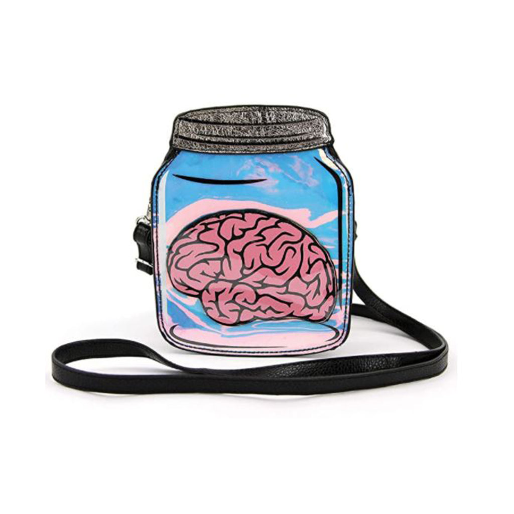Brain In A Jar Small Crossbody Bag Purse - Radar Toys