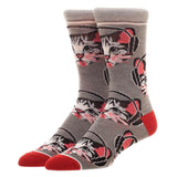 Cat With Headphones Free Authority 1 Pairs Of Crew Socks - Radar Toys