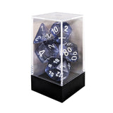 Chessex 7 Set Dice Nebula Black/White CHX 27408 - Radar Toys