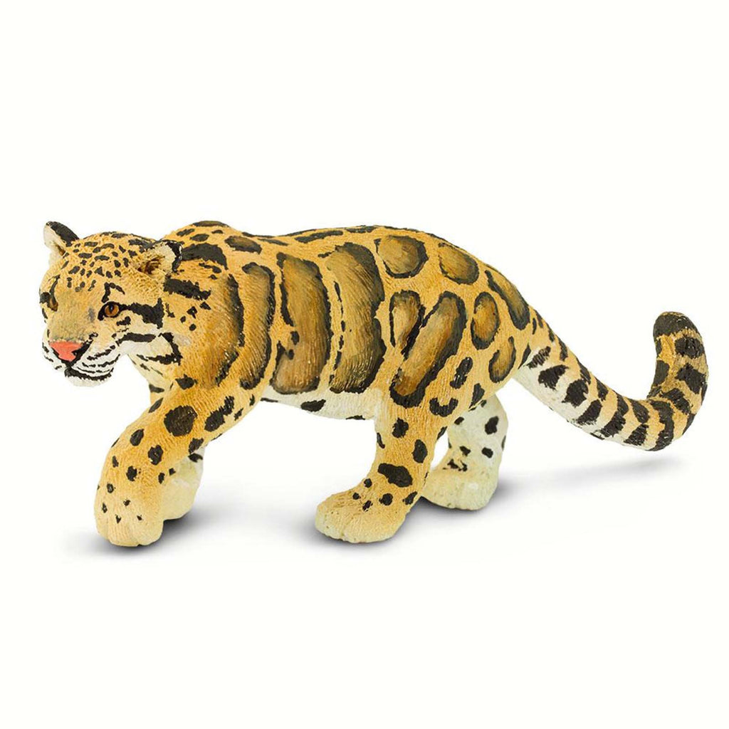 Clouded Leopard Wild Safari Animal Figure Safari Ltd 100239
