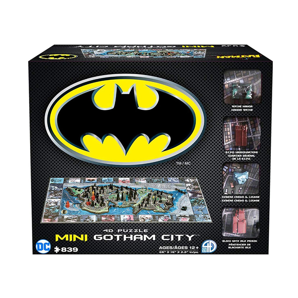 DC Batman Mini Gotham City 4D Puzzle