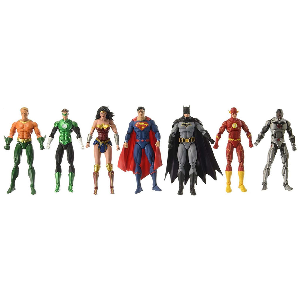 DC Icons Rebirth Justice League Of America 7 Action Figure Set - Radar Toys