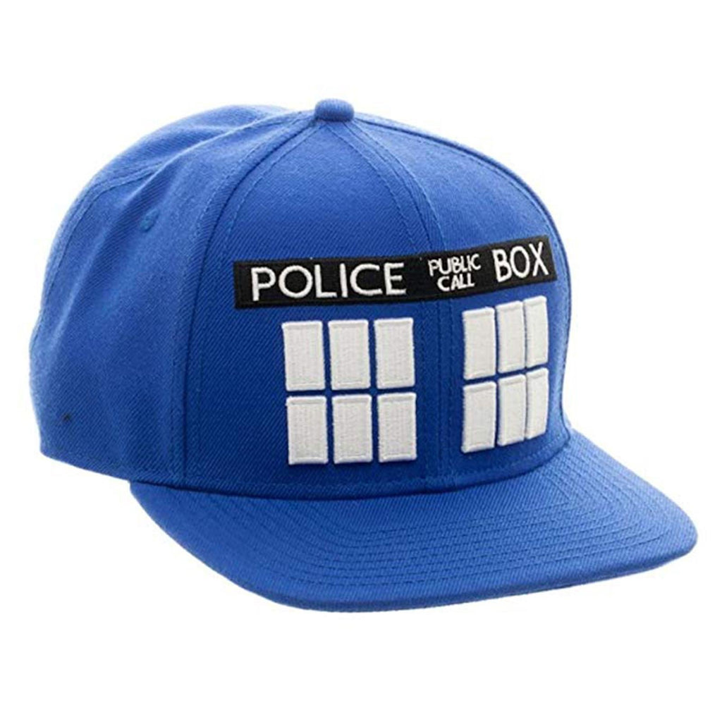 Doctor Who Police Box Blue Snapback Hat