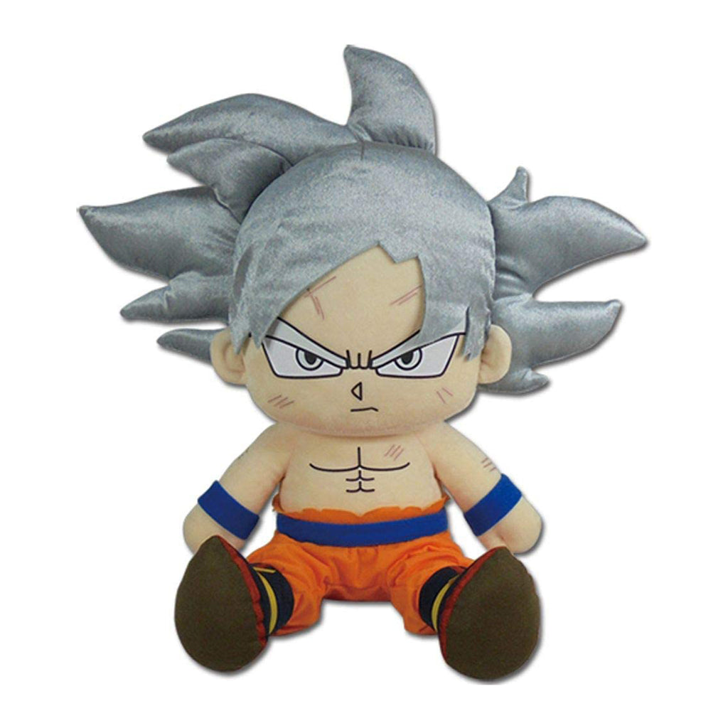 Dragon Ball Super Goku Ultra Instinct Sitting 14 Inch Plush Figure - Radar Toys