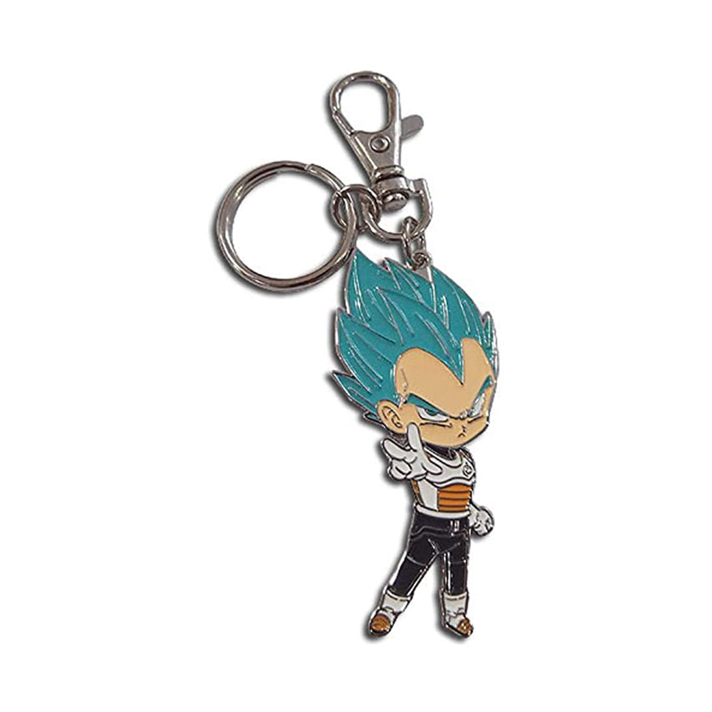 Dragon Ball Super SD SSGSS Vegeta Colored Metal Keychain - Radar Toys
