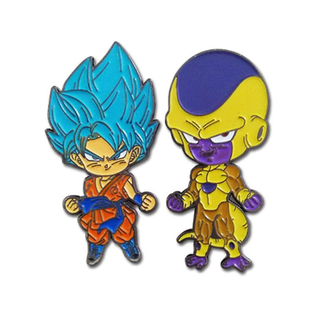 Dragon Ball Super SSGSS Goku & Golden Frieza Pins - Radar Toys