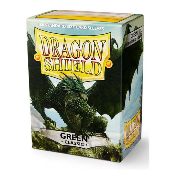 Dragon Shield Green Classic 100 Count Standard Sleeves