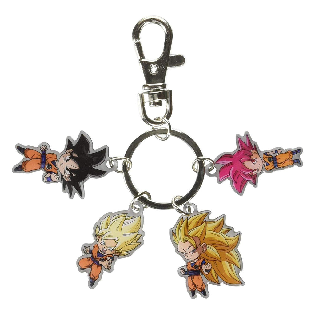 Dragon Ball Super SD Goku Evolution Metal Keychain - Radar Toys