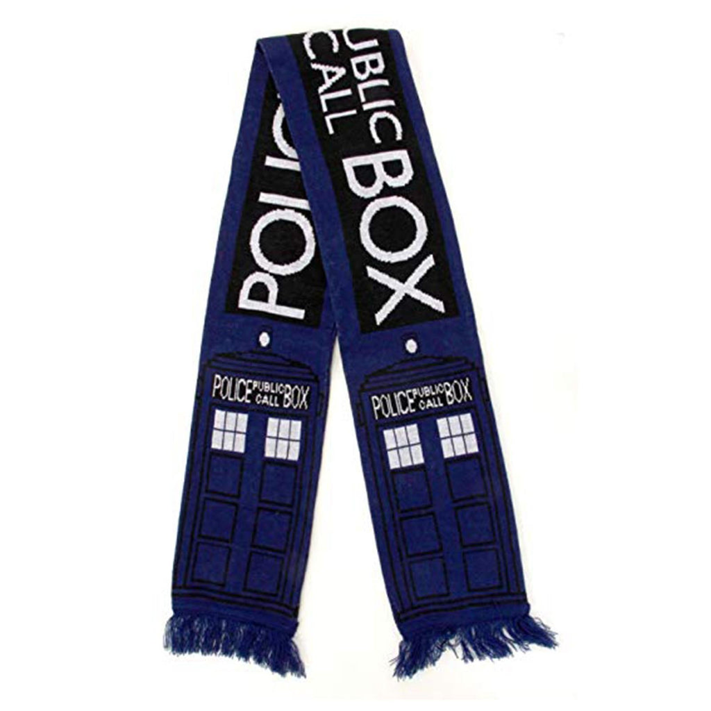 Elope Doctor Who Tardis Knit 74 Inch Long Scarf