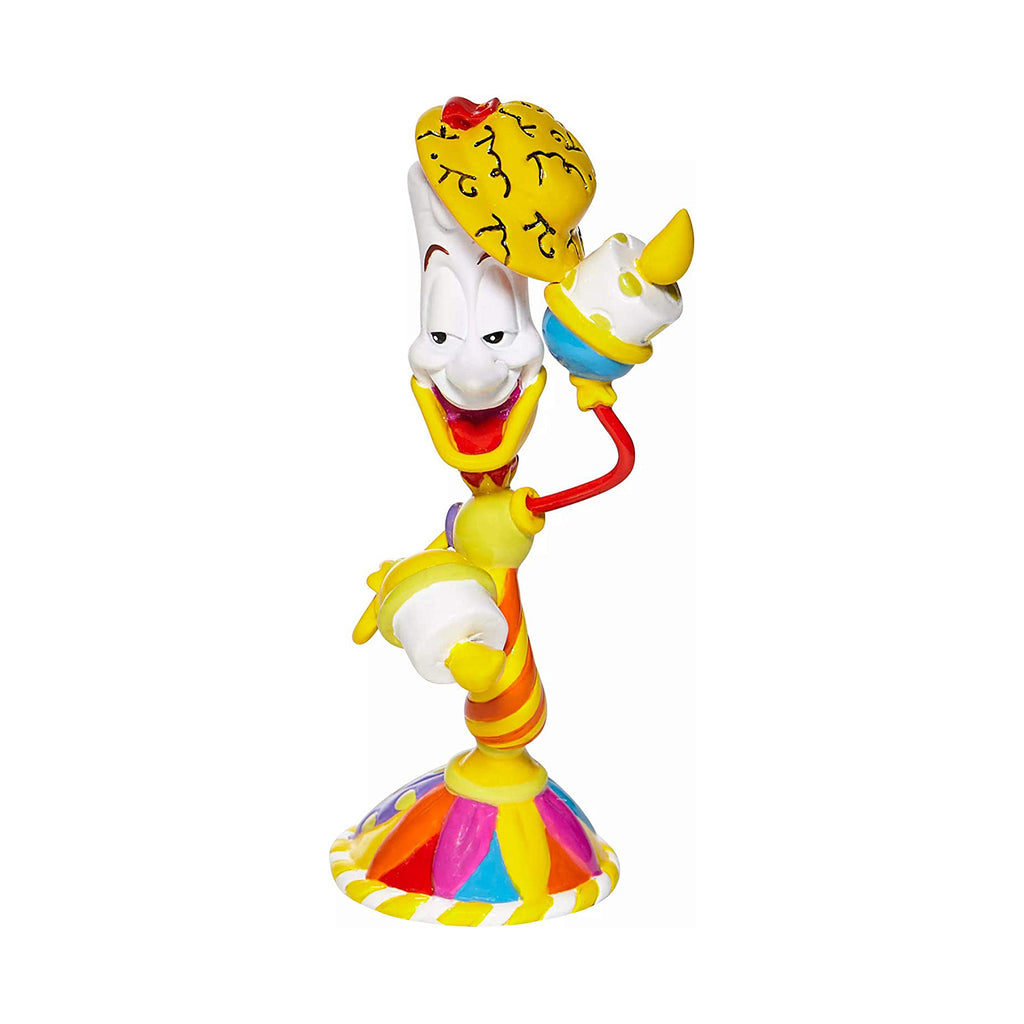Enesco Disney Britto Beauty And The Beast Lumiere Mini Figurine