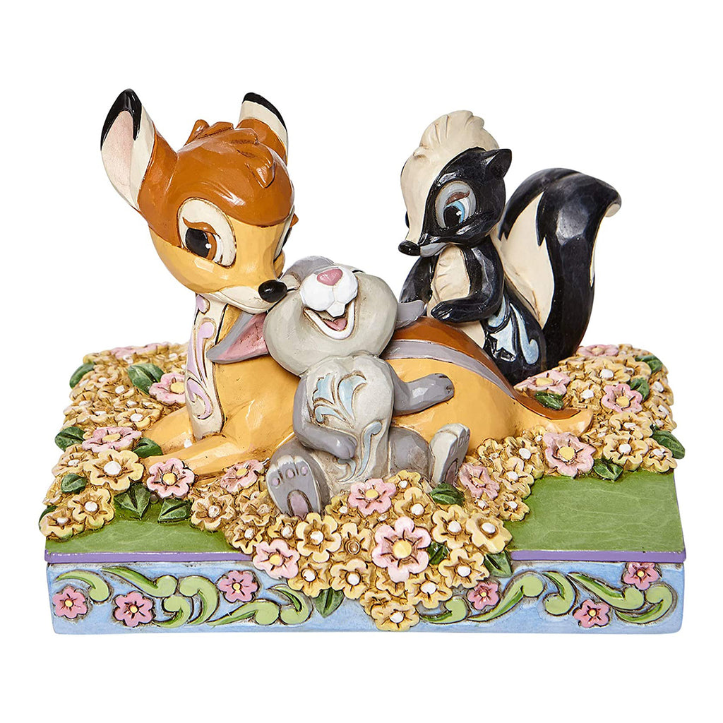 Enesco Disney Traditions Bambi Childhood Friends In Flowers Figure - Radar Toys