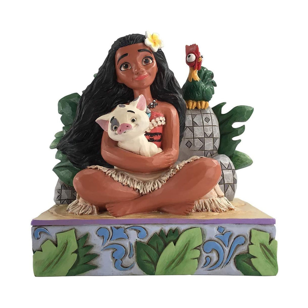 Enesco Disney Traditions Moana With Pua & Hei Hei Welcome To Motunui Figure - Radar Toys