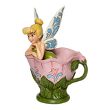 Enesco Disney Traditions Tinkerbell Sitting In Flower A Spot Of Tink Figure - Radar Toys