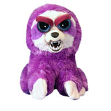 Feisty Pets Lightningbolt Lucy Purple Sloth Plush Figure - Radar Toys
