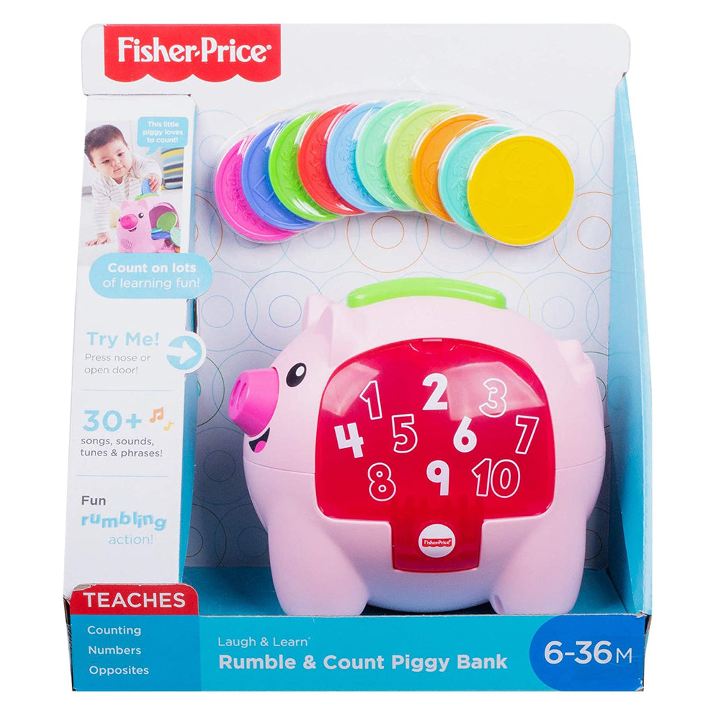 Fisher Price Count And Rumble Piggy Bank