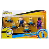 Fisher Price Imaginext Minion Rise Of Gru Six Figure Set - Radar Toys