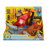 Fisher Price Imaginext Shark Bite Pirate Ship Play Set - Radar Toys