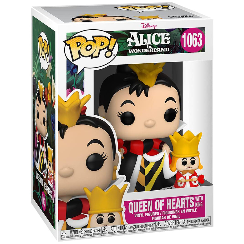 Funko Alice In Wonderland POP Queen Of Hearts With King Vinyl Figure