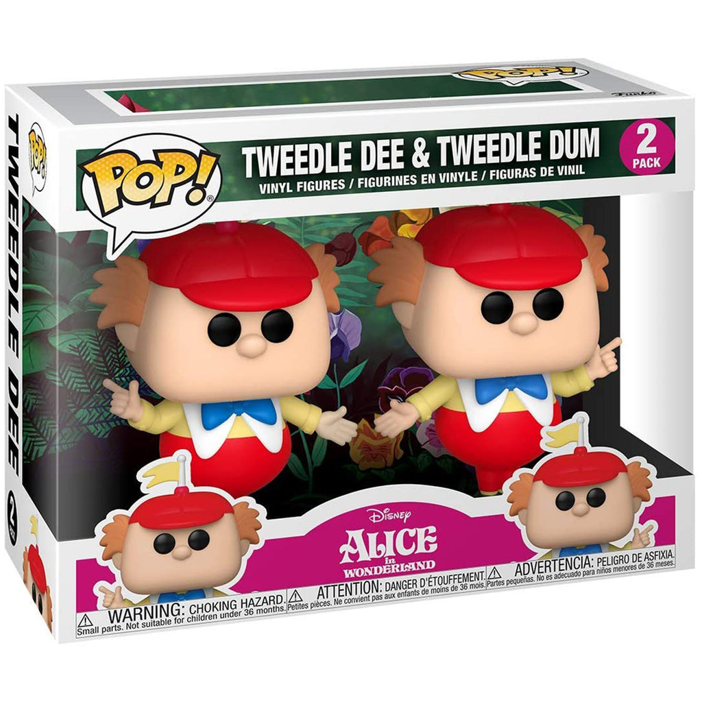 Funko Alice In Wonderland POP Tweedle Dee And Tweedle Dum Vinyl Figure Set