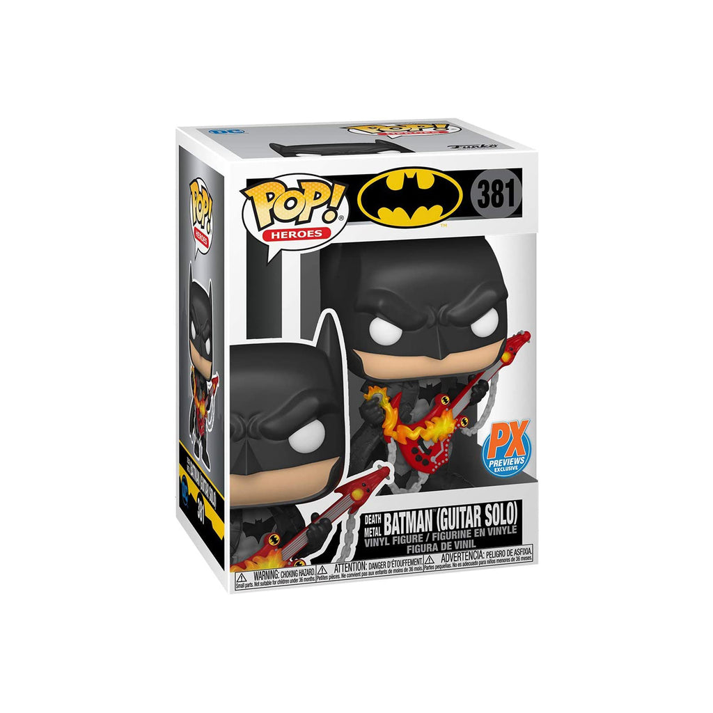 Funko DC Heroes PX Exclusive POP Death Metal Batman Guitar Solo