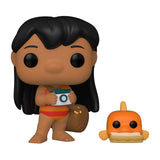 Funko Disney Lilo And Stitch POP Lilo With Pudge Vinyl Figure - Radar Toys