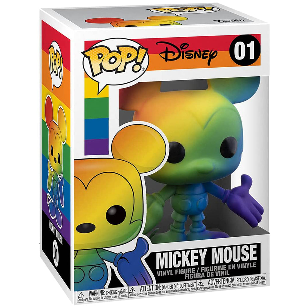 Funko Disney Mickey Mouse Pop Pride Rainbow Vinyl Figure