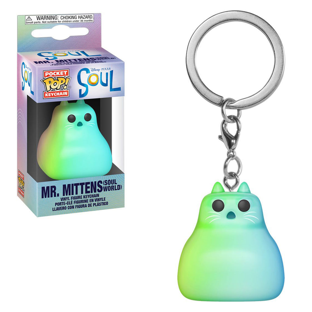 Funko Disney Soul Pocket POP Mr Mittens Soul World Vinyl Keychain