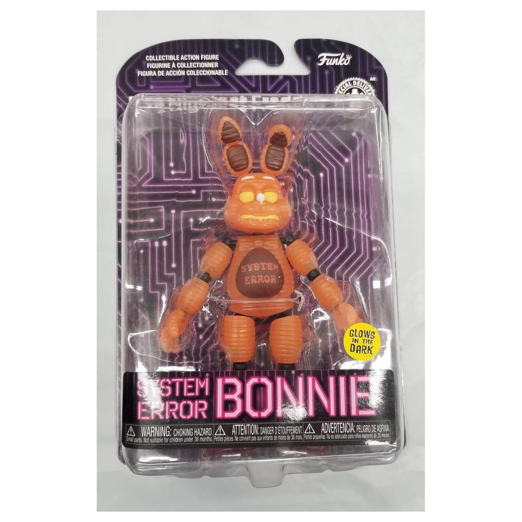 Funko Five Nights At Freddy's System Error Bonnie Glow In The Dark Action Figure