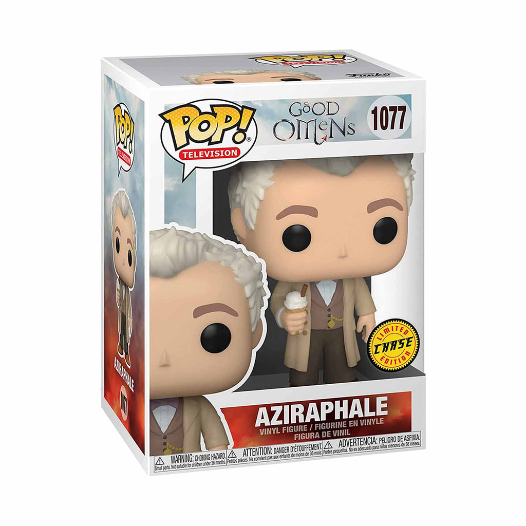 Funko Good Omens POP Aziraphale Vinyl Figure CHASE VERSION