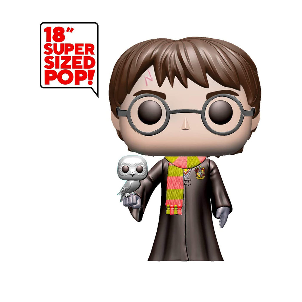 Funko Harry Potter POP Harry Potter With Hedwig 18 Inch Figure