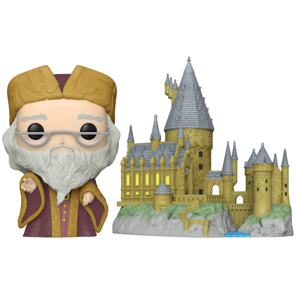 Funko Harry Potter POP Town Albus Dumbledore With Hogwarts Figure Set