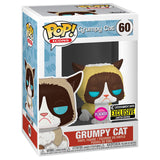 Funko Icons EE Exclusive POP Grumpy Cat Flocked Vinyl Figure - Radar Toys