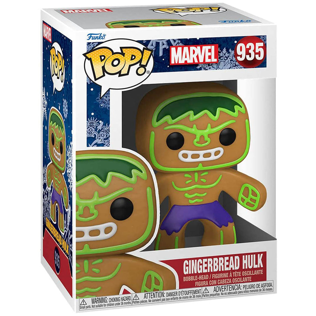 Funko Marvel Holiday POP Gingerbread Hulk Vinyl Figure