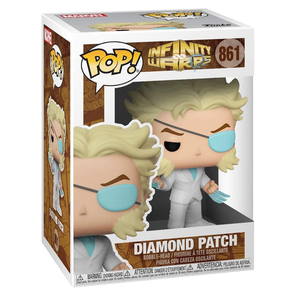 Funko Marvel Infinity Warps POP Diamond Patch Vinyl Figure