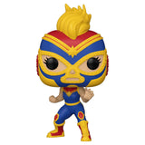 Funko Marvel Lucha Libre POP La Estrella Cosmica Captain Marvel Figure - Radar Toys