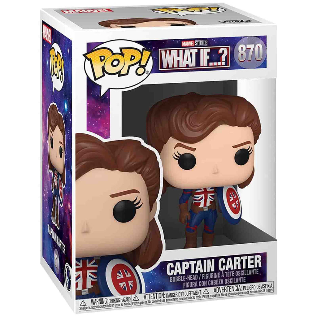 Funko Marvels What If POP Captain Carter Vinyl Figure